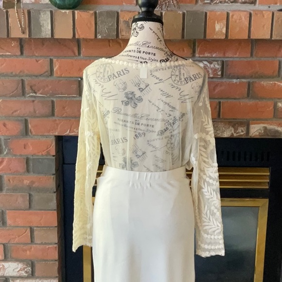 Forever 21 sheer top L - Picture 2 of 8